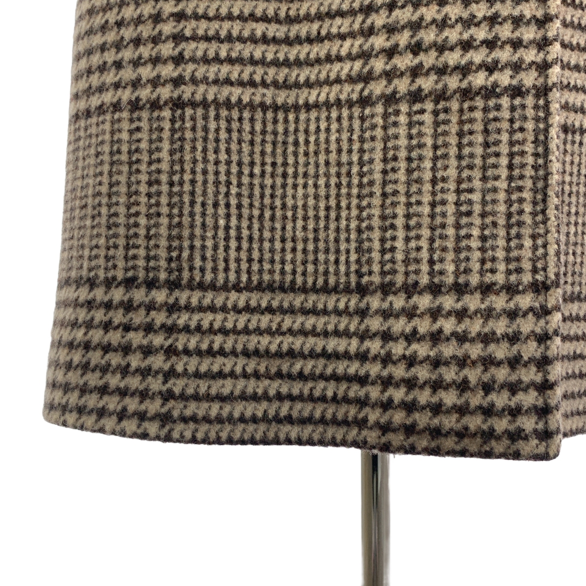 HERNO / ヘルノ ウール 千鳥格子 ステンカラー コート