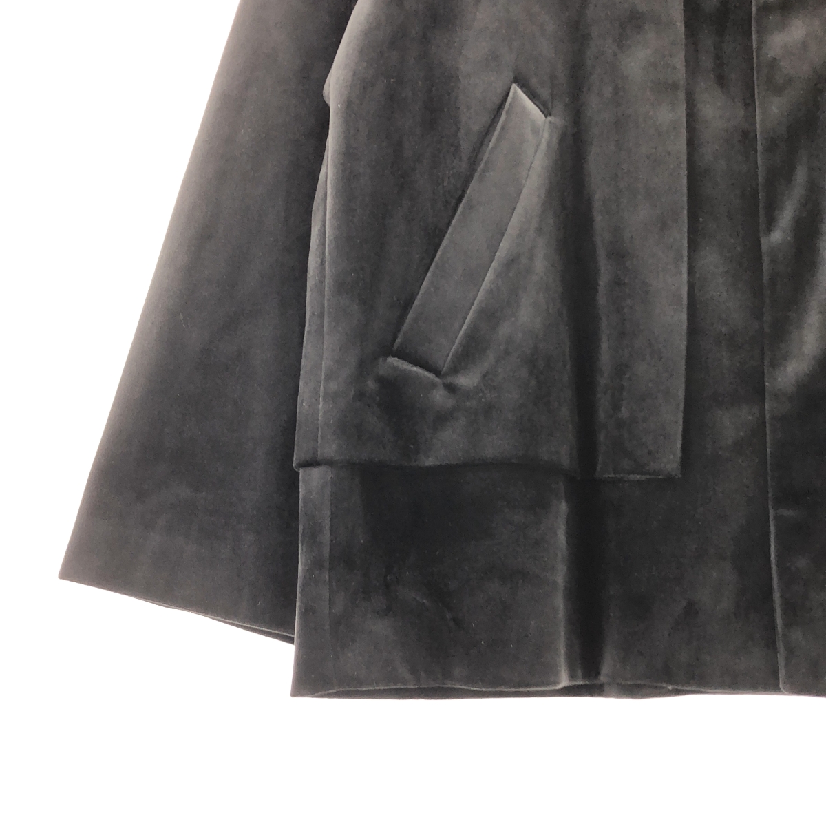 CULLNI / クルニ ベロア 金ボタン シングルブレスト ジャケット