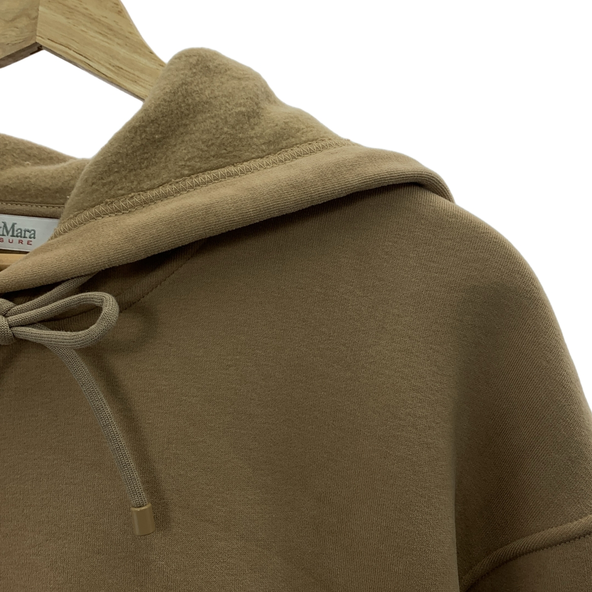 Max Mara / マックスマーラ LEISURE / 裏起毛 ロゴ スウェット フーデッド ワンピース