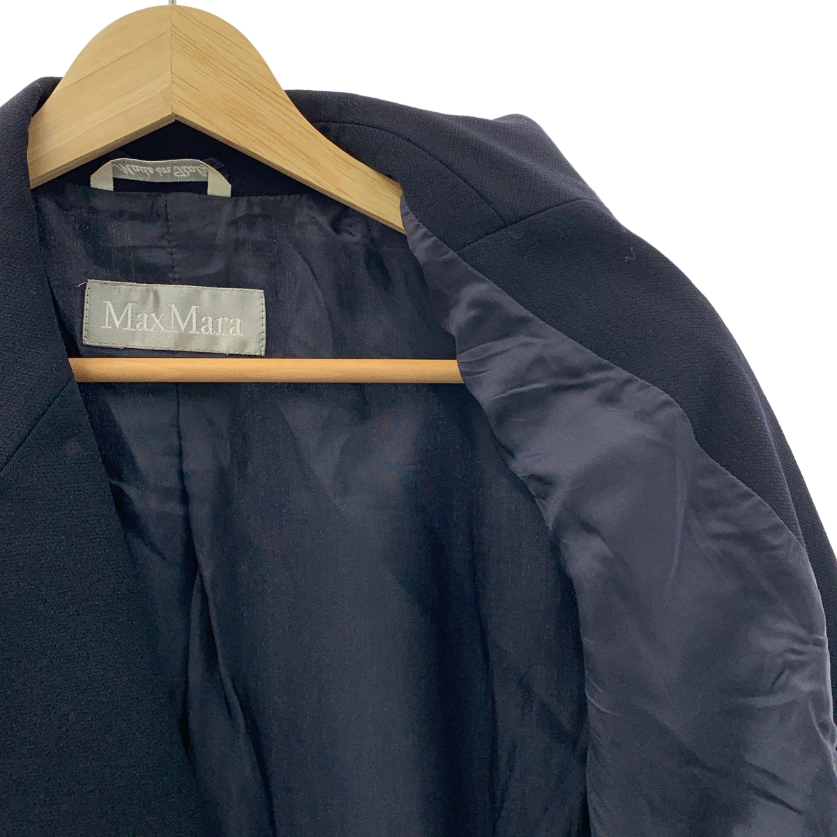 Max Mara / マックスマーラ ロゴボタン ダブルブレスト ジャケット / 総裏地