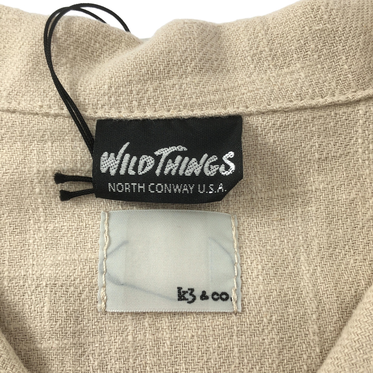 WILD THINGS / ワイルドシングス × k3&co. オープンカラーシャツ