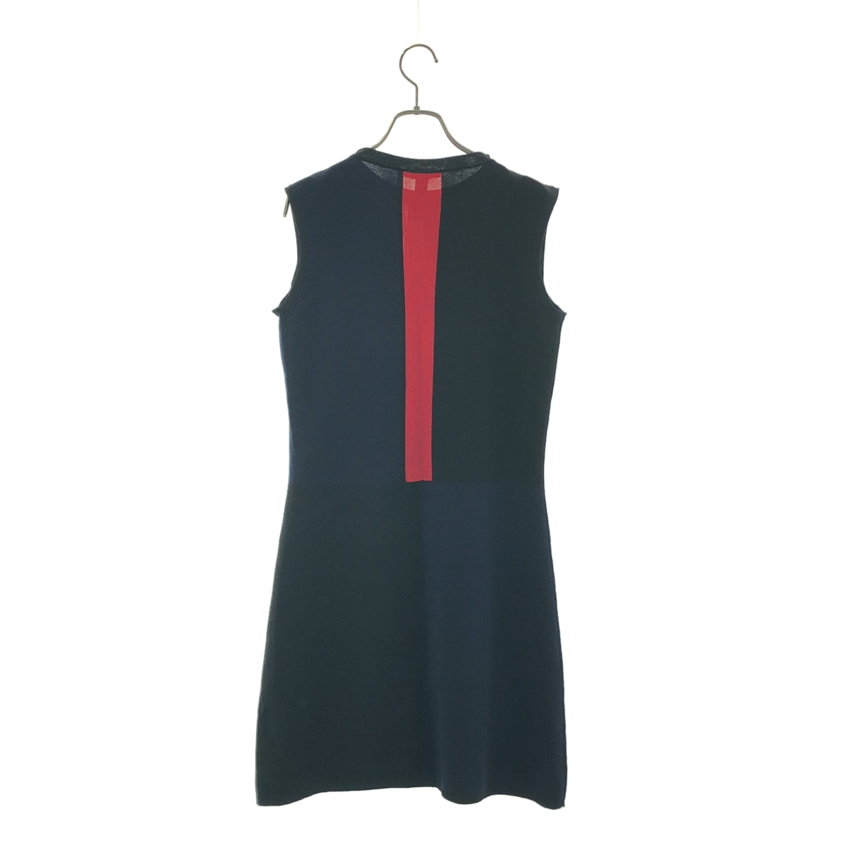 Louis Vuitton / ルイヴィトン ウール シルク ロゴ マルチカラー ノースリーブ ニットワンピース