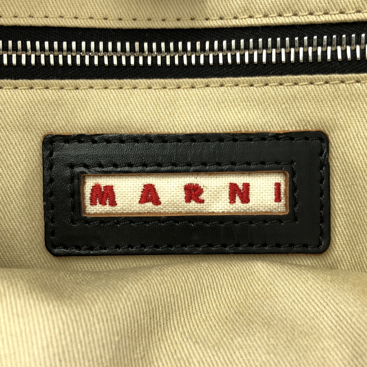 MARNI / マルニ ラフィア エフェクト スモール 2way トートバッグ
