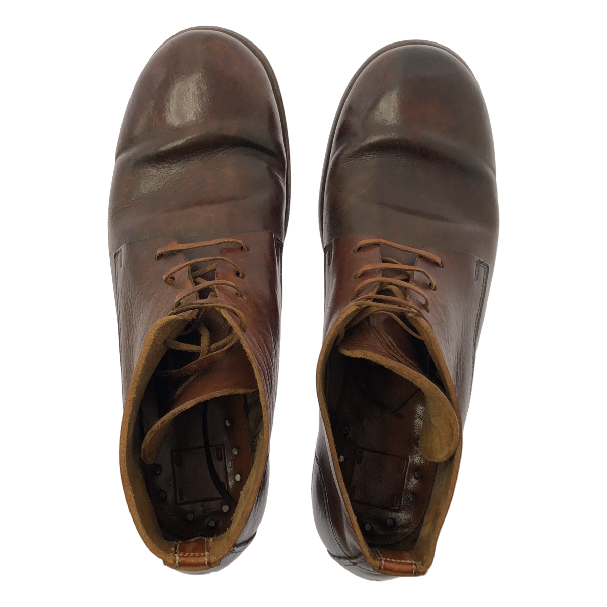 GUIDI / グイディ LACED UP BOOTS レザー ラウンドトゥ ブーツ