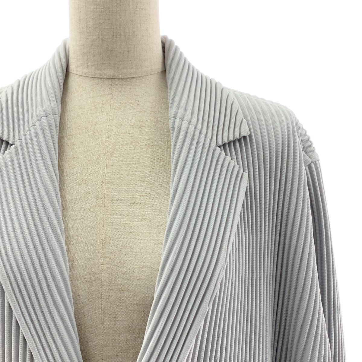 HOMME PLISSE ISSEY MIYAKE / オムプリッセイッセイミヤケ BASICS / プリーツ シングルブレスト オーバー ジャケット