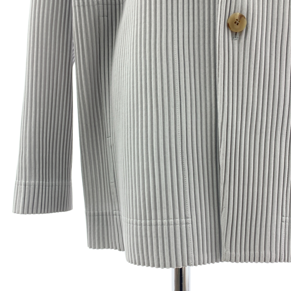 HOMME PLISSE ISSEY MIYAKE / オムプリッセイッセイミヤケ BASICS / プリーツ シングルブレスト オーバー ジャケット