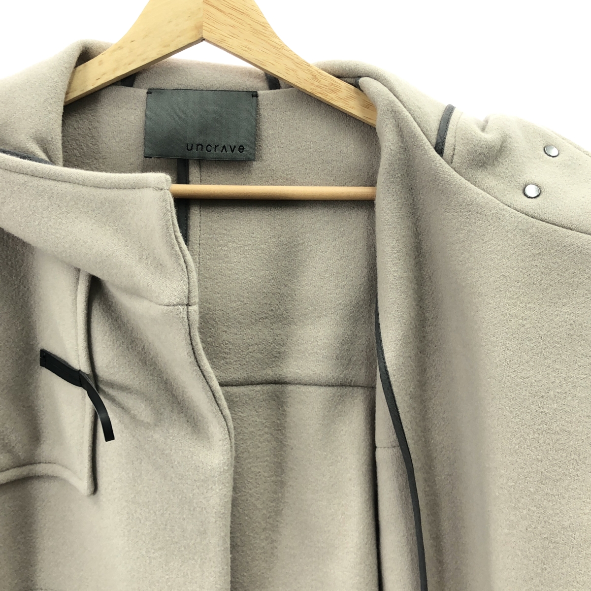 uncrave / アンクレイヴ ウール メルトン ダッフルコート フーディ