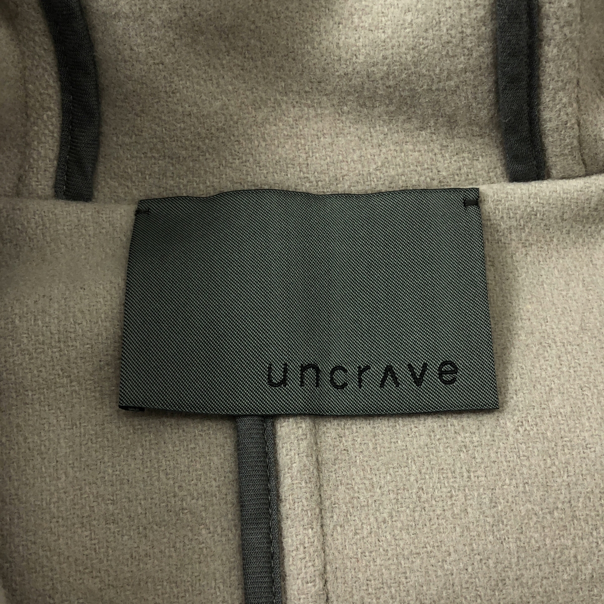 uncrave / アンクレイヴ ウール メルトン ダッフルコート フーディ