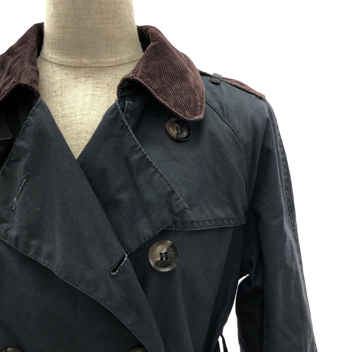 Barbour / バブアー オイルド ベルテッド トレンチコート / 総柄裏地