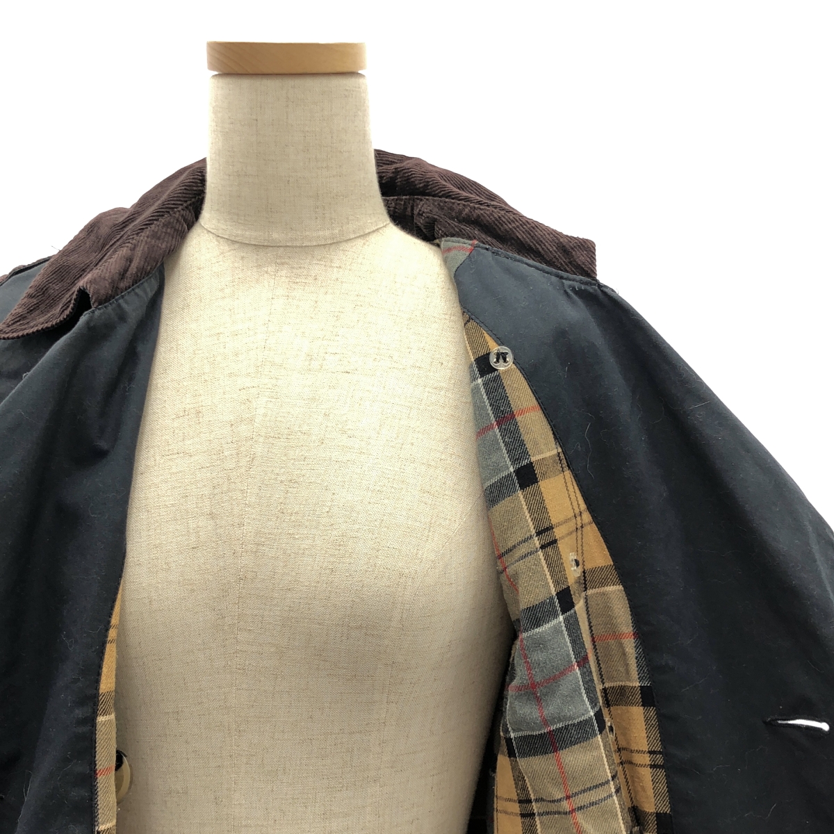 Barbour / バブアー オイルド ベルテッド トレンチコート / 総柄裏地