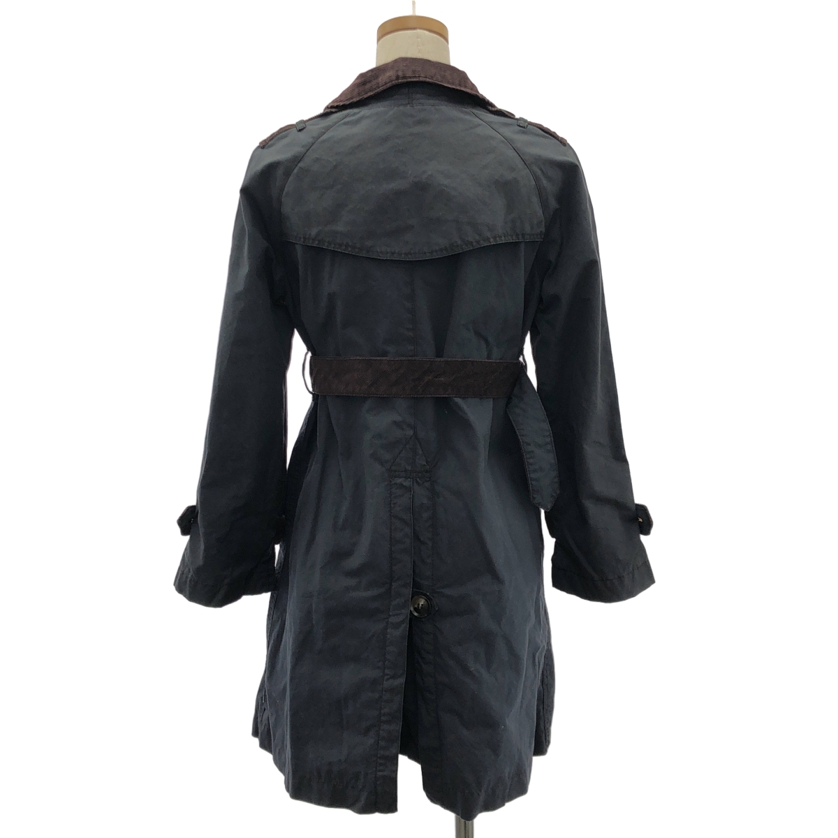 Barbour / バブアー オイルド ベルテッド トレンチコート / 総柄裏地