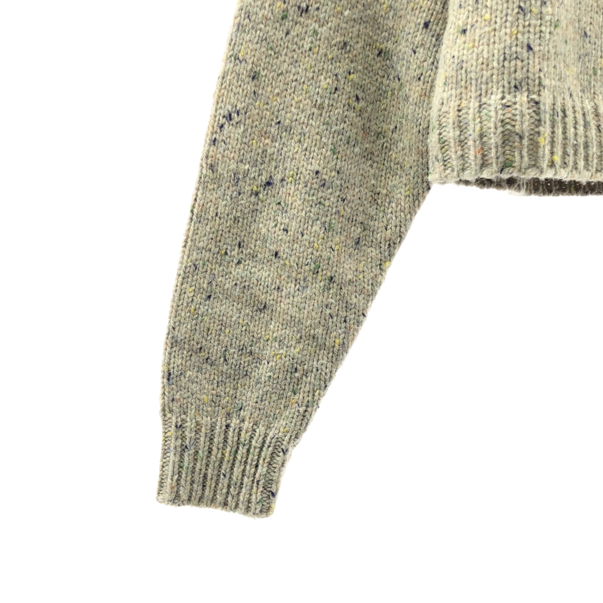 THE SHISHIKUI / シシクイ Mix cardigan クルーネック カーディガン