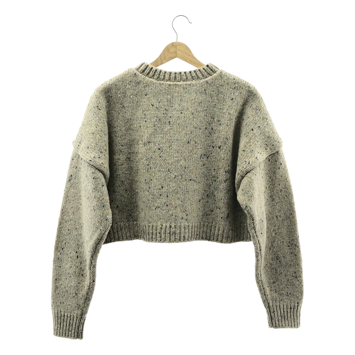 THE SHISHIKUI / シシクイ Mix cardigan クルーネック カーディガン