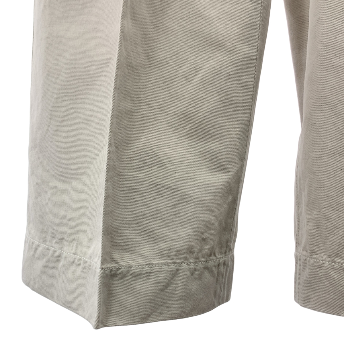 ebure / エブール リネン コットン ツイル  ワイドパンツ