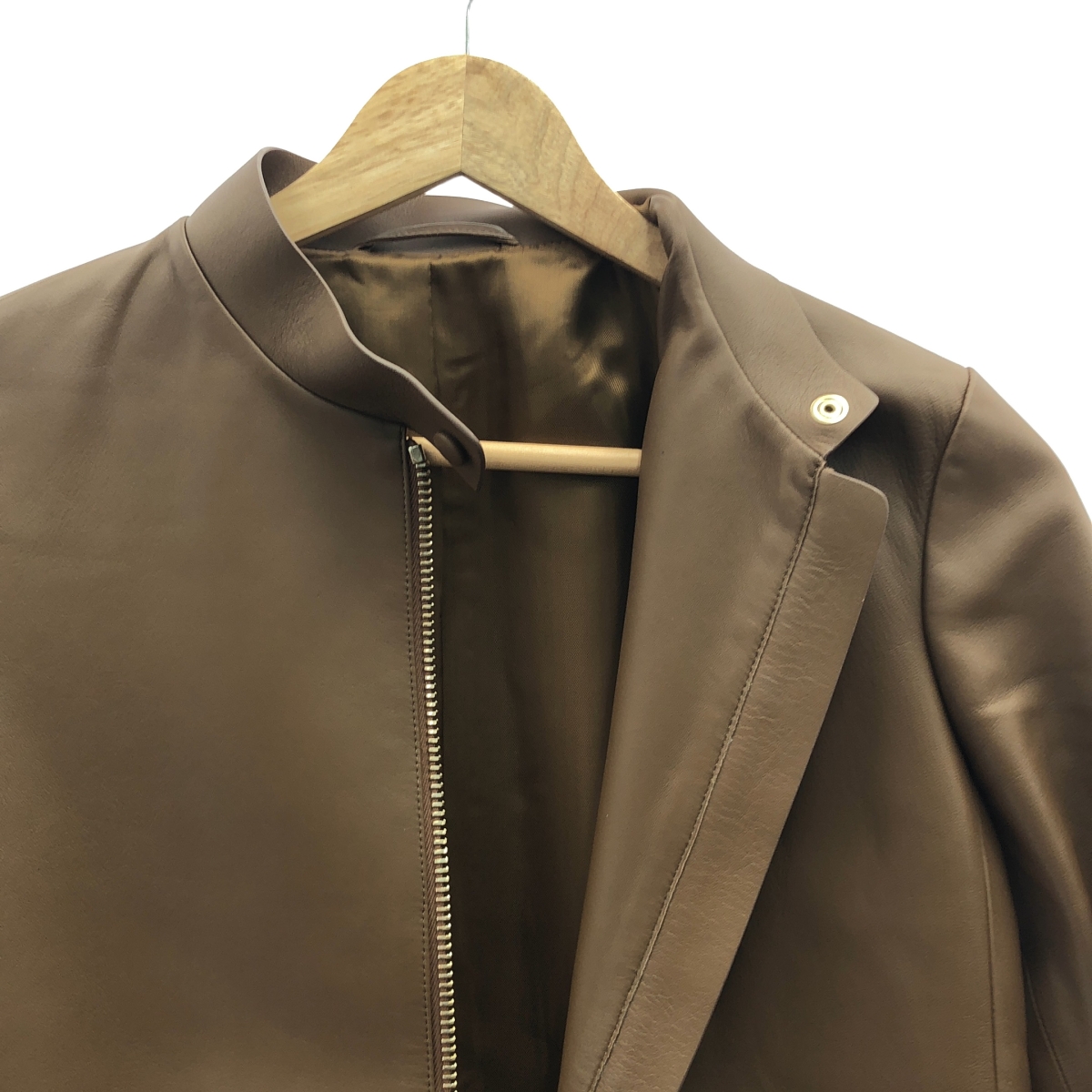 その他 SINGLE RIDERS ラムレザー シングル ライダースジャケット