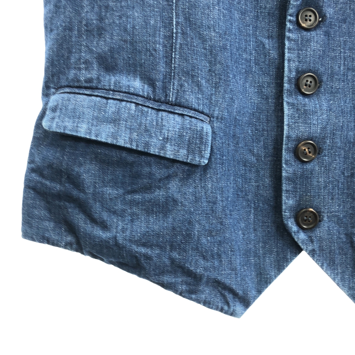 BRUNELLO CUCINELLI / ブルネロクチネリ デニム バックアジャスター ジレ ベスト