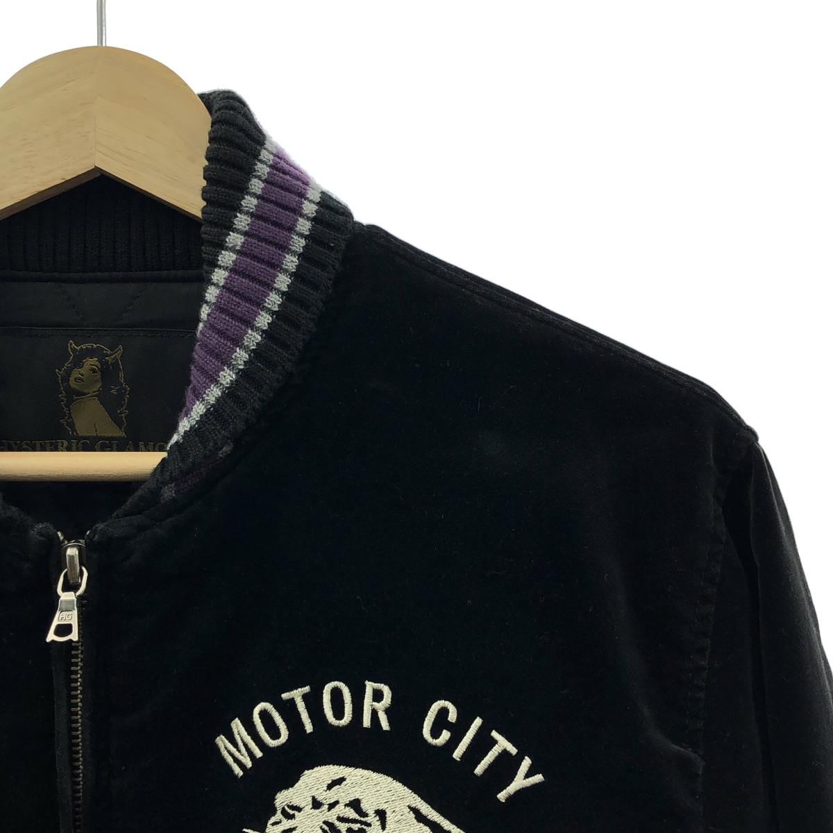 HYSTERIC GLAMOUR / ヒステリックグラマー タイガー 別珍 裏キルティング スカジャン ジャケット