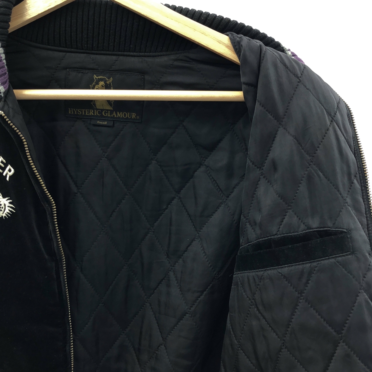 HYSTERIC GLAMOUR / ヒステリックグラマー タイガー 別珍 裏キルティング スカジャン ジャケット