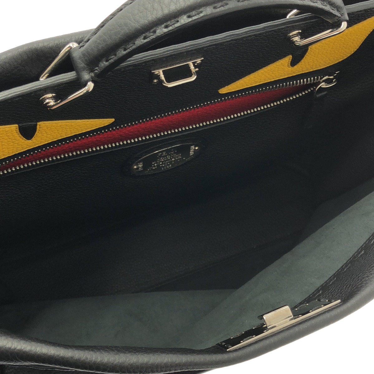 FENDI / フェンディ セレリア ピーカブー アイコニック バグズアイ 2way レザー ブリーフケース