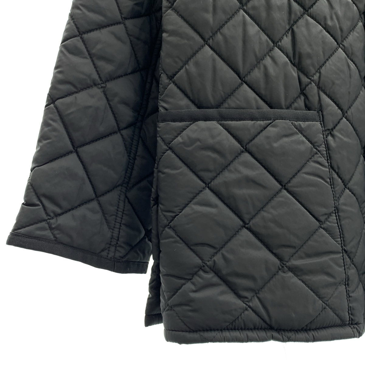 lucien pellat-finet / ルシアンペラフィネ コーデュロイカラー キルティング コート / 総柄裏地