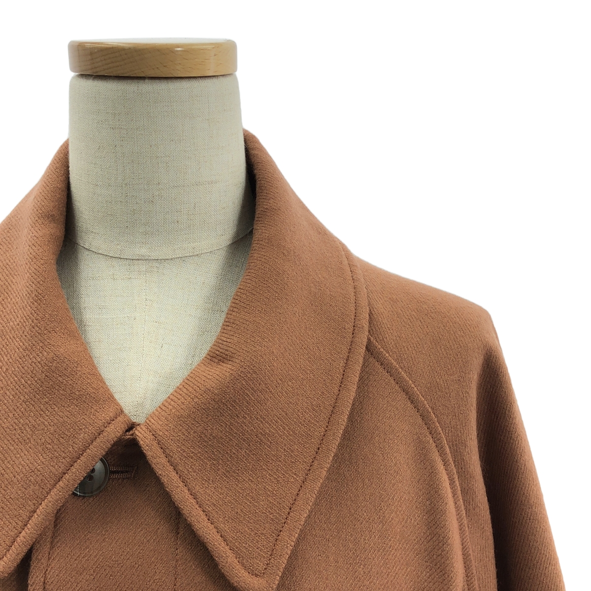 POLYPLOID / ポリプロイド LONG COAT C ステンカラー ウール ロングコート