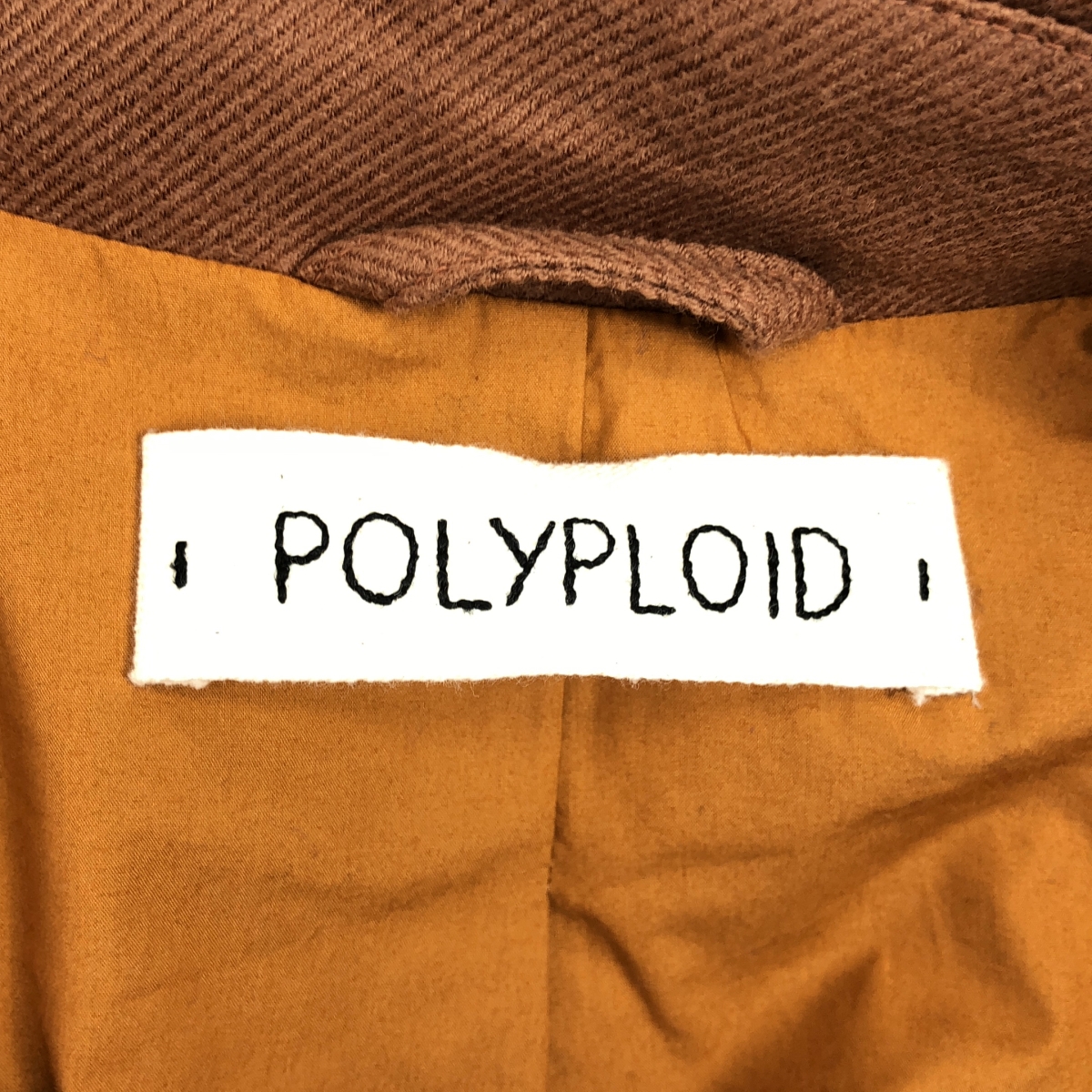 POLYPLOID / ポリプロイド LONG COAT C ステンカラー ウール ロングコート