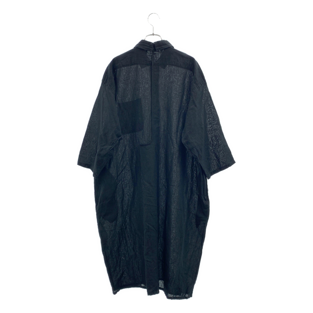 その他 コットンリネン シャツワンピース