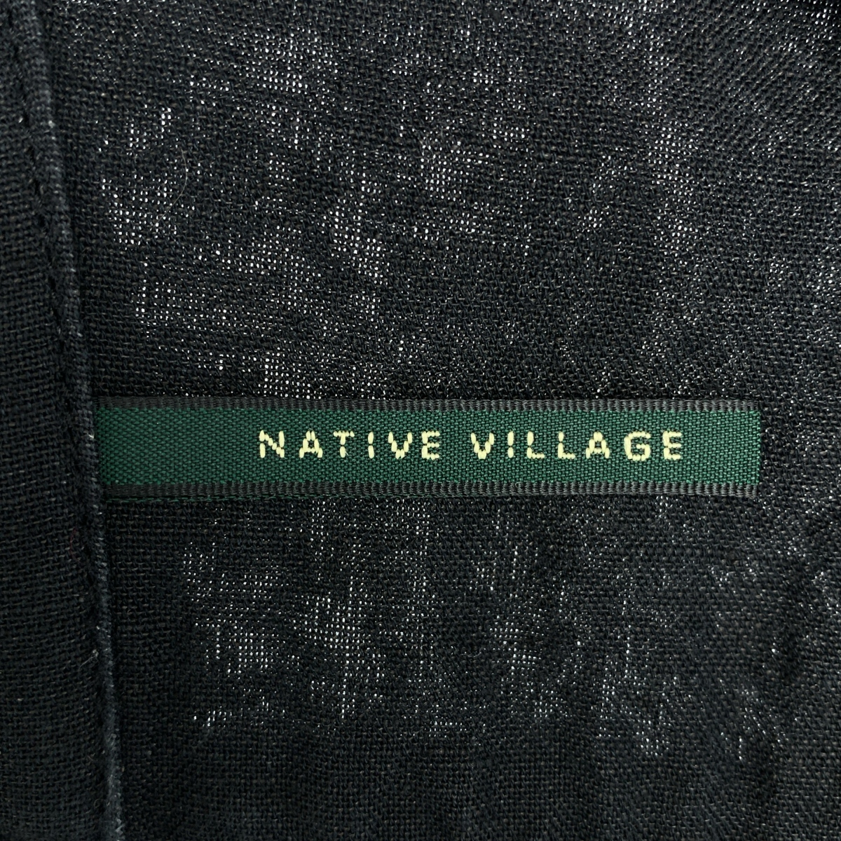 その他 コットンリネン シャツワンピース