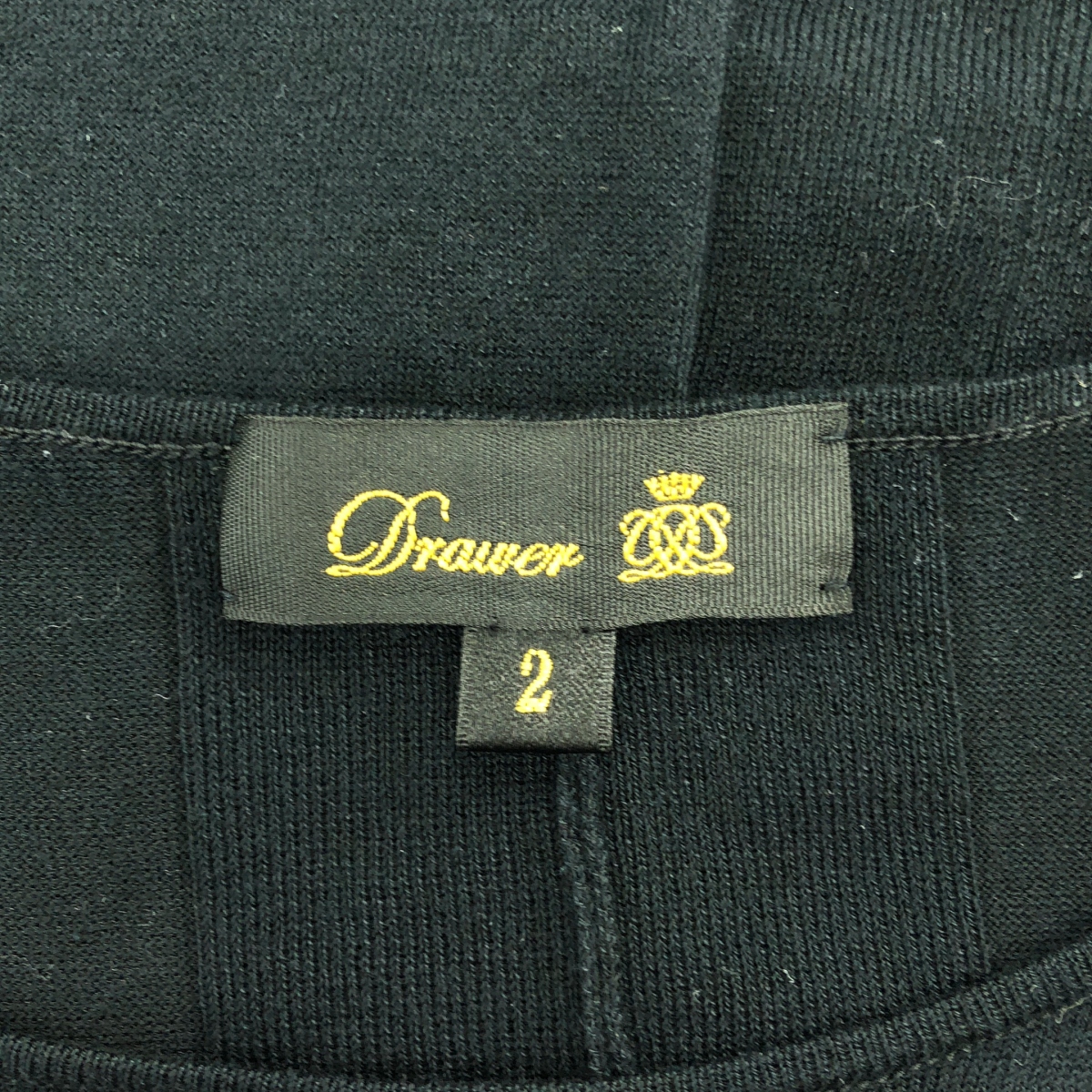 Drawer / ドゥロワー コットン スリット ノースリーブ サマーニット