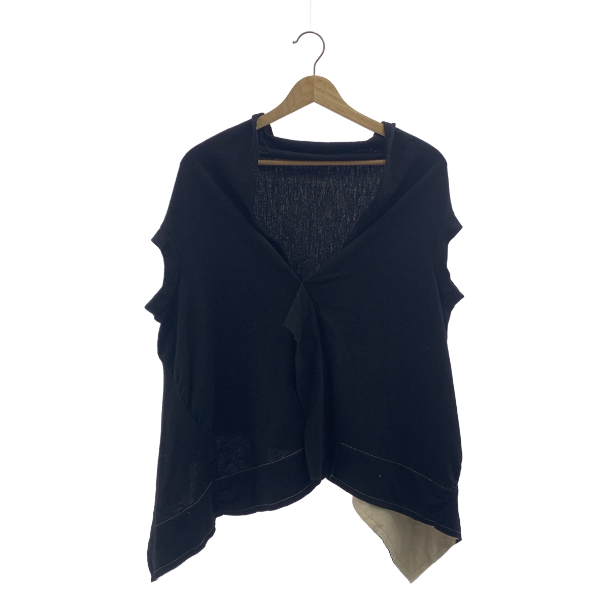 Y's / ワイズヨウジヤマモト ウール 変形 スリーブレス ニット プルオーバー