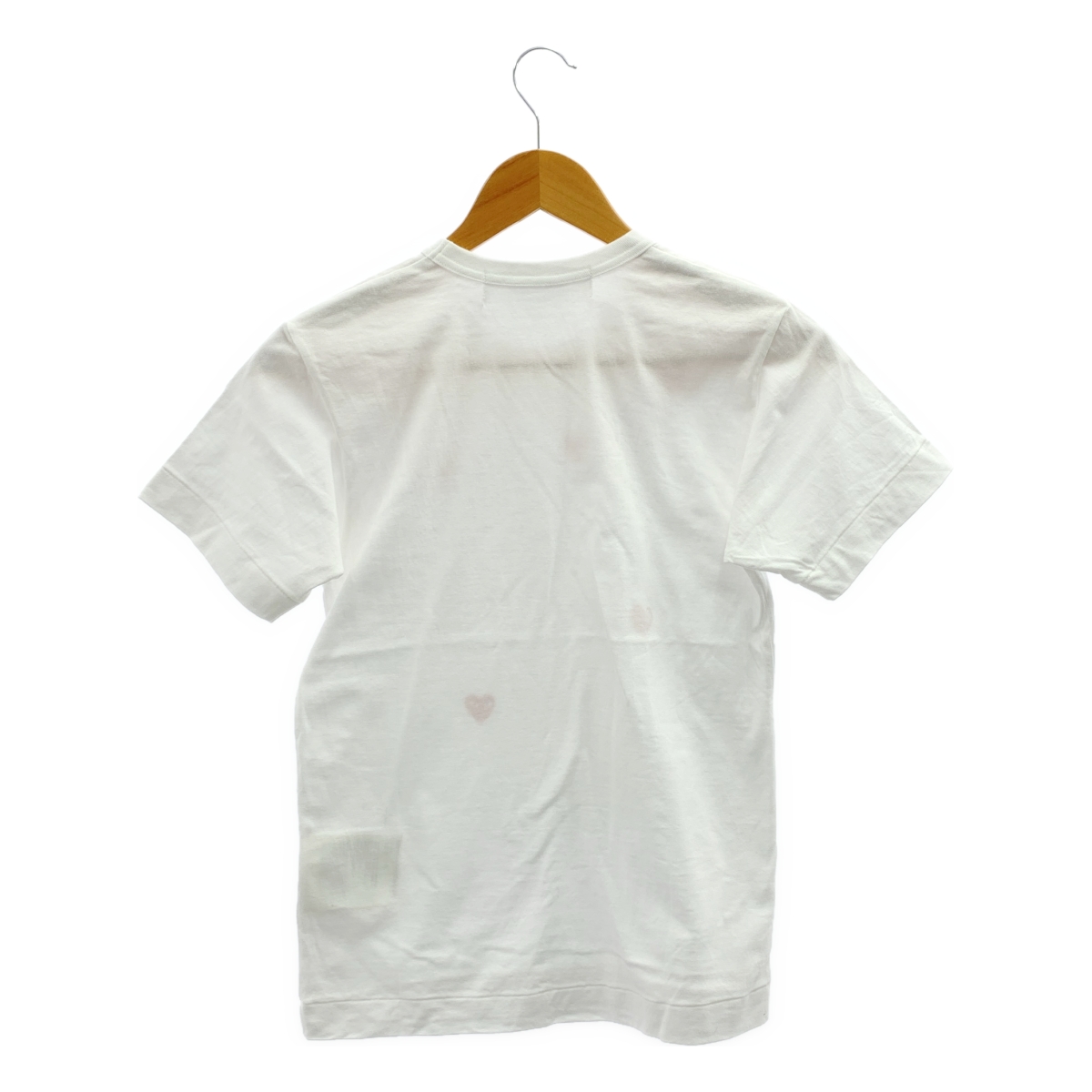 PLAY COMME des GARCONS / プレイコムデギャルソン ハートロゴ プリント クルーネック Tシャツ カットソー