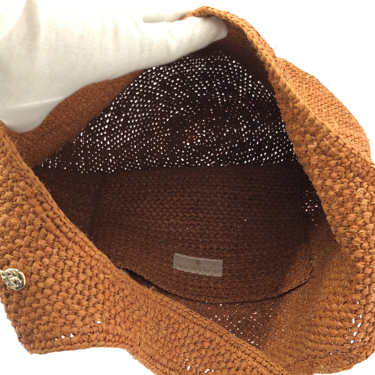 Helen Kaminski / ヘレンカミンスキー ラフィア ワンショルダーバッグ