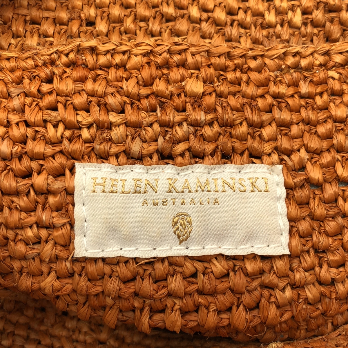 Helen Kaminski / ヘレンカミンスキー ラフィア ワンショルダーバッグ