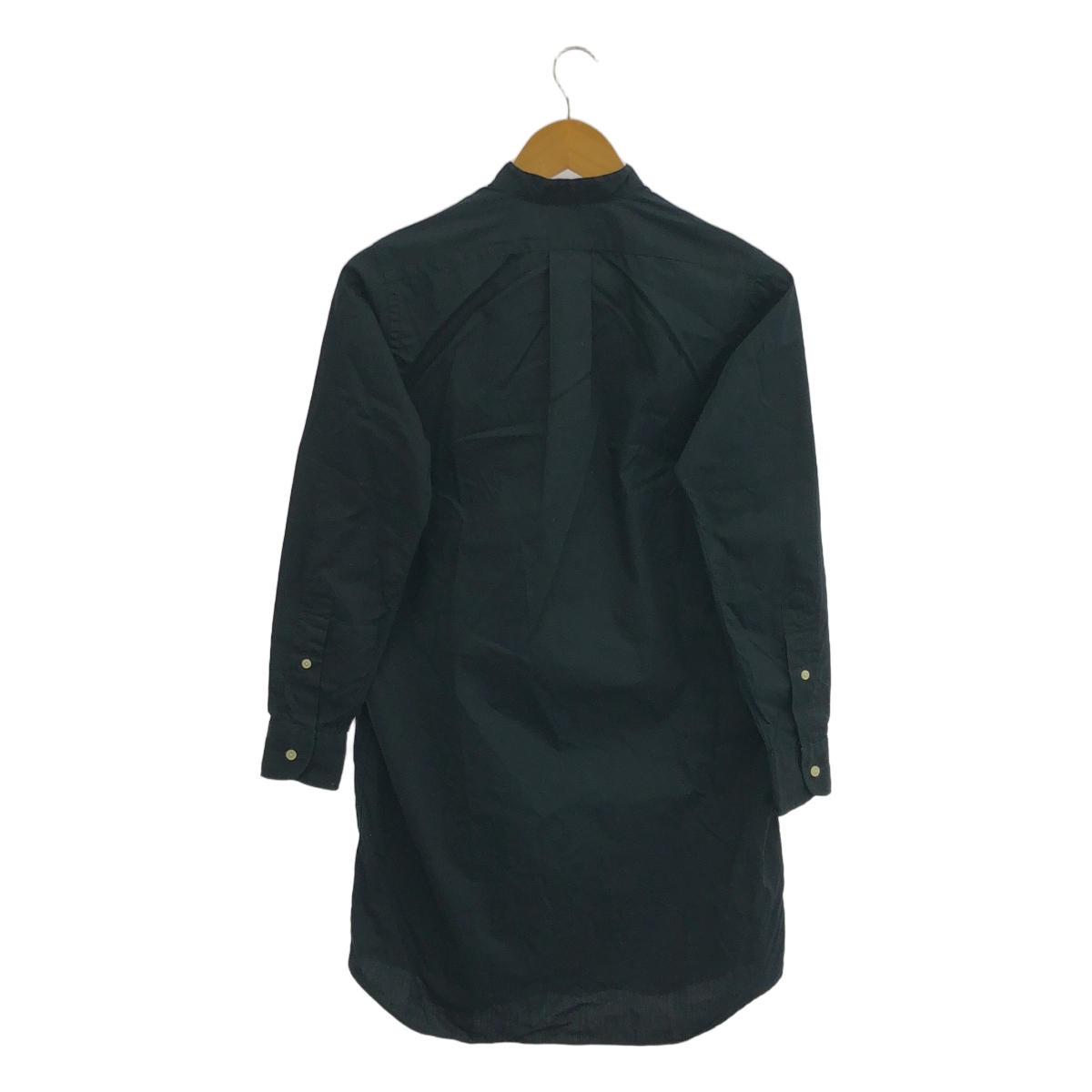 INDIVIDUALIZED SHIRTS / インディビジュアライズドシャツ × BEAMS BOY / ビームスボーイ バンドカラー ロング シャツ ブラウス