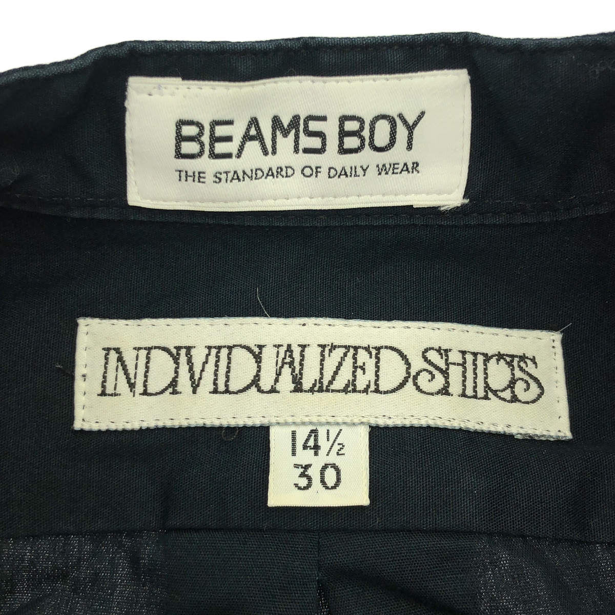 INDIVIDUALIZED SHIRTS / インディビジュアライズドシャツ × BEAMS BOY / ビームスボーイ バンドカラー ロング シャツ ブラウス