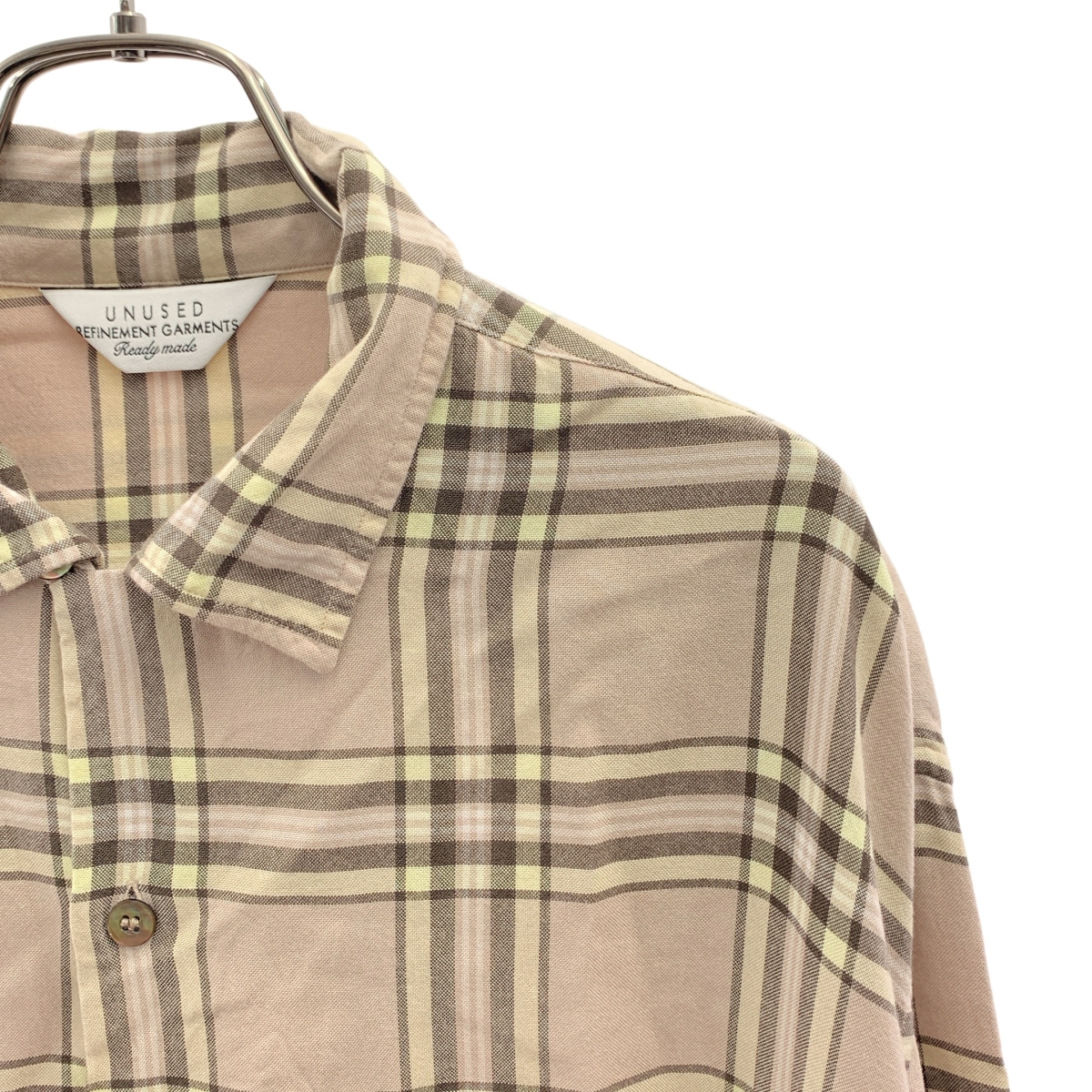UNUSED / アンユーズド Rayon Check Shirt レーヨンチェックシャツ