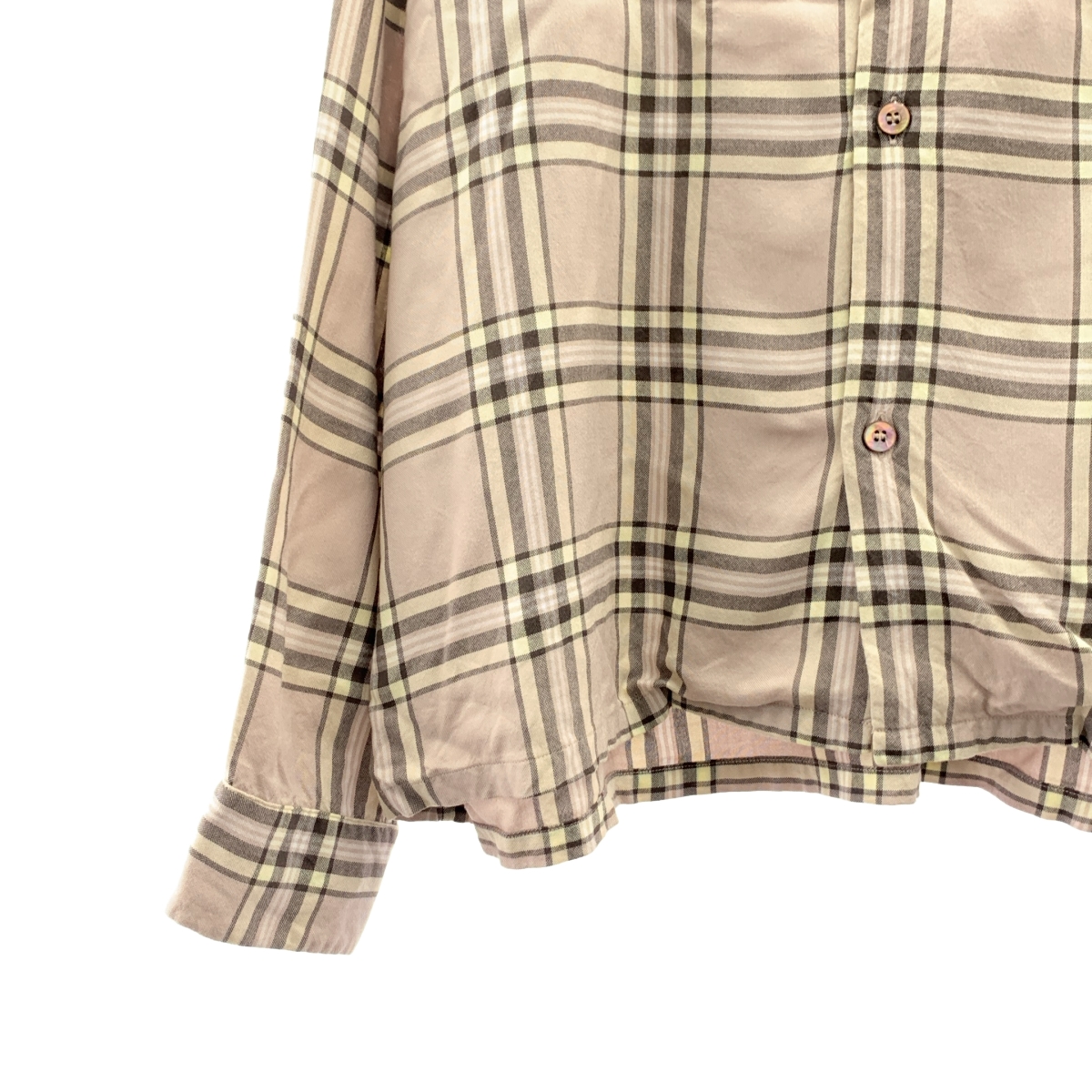 UNUSED / アンユーズド Rayon Check Shirt レーヨンチェックシャツ