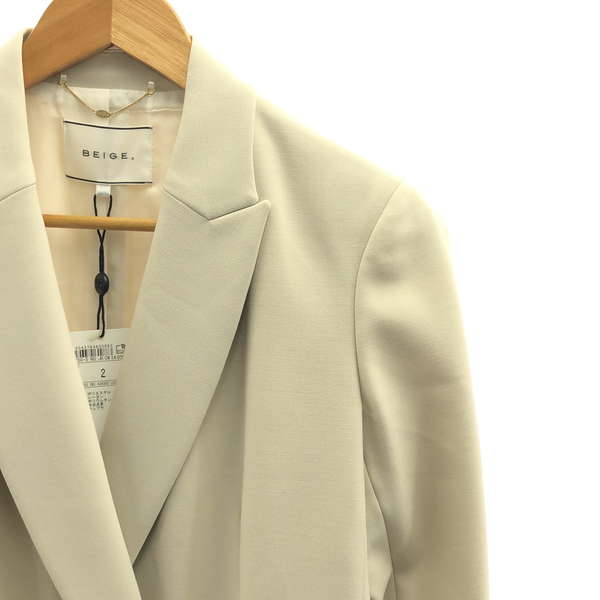 BEIGE， / ベイジ VILLAZ / ダブルブレスト ジャケット / 総裏地