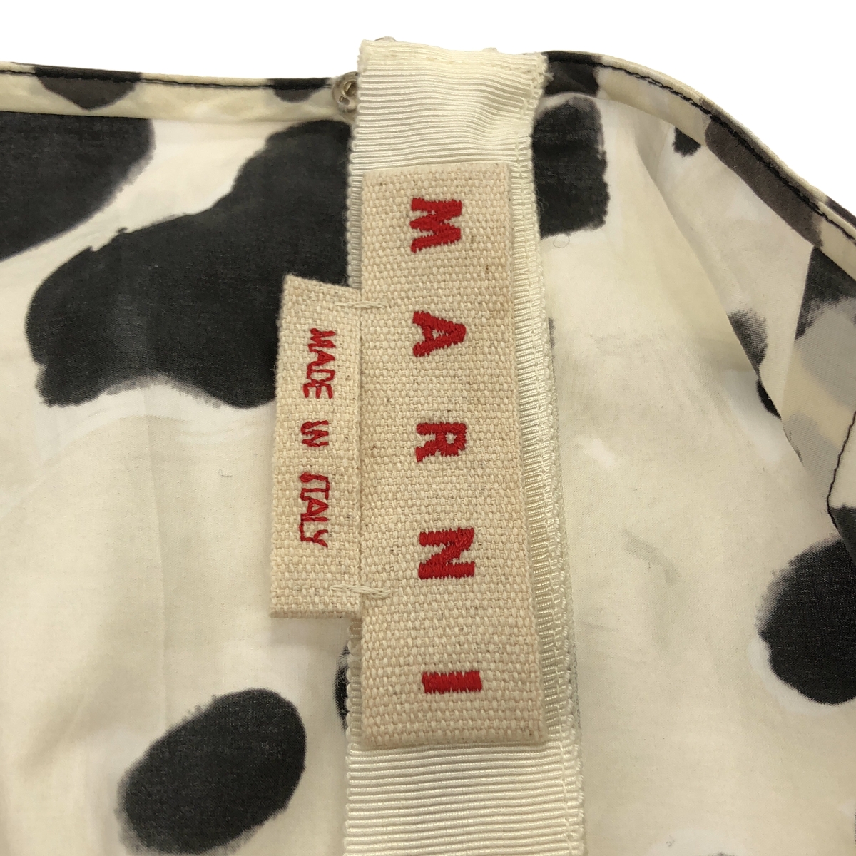 MARNI / マルニ 総柄 ギャザー ボリューム スカート