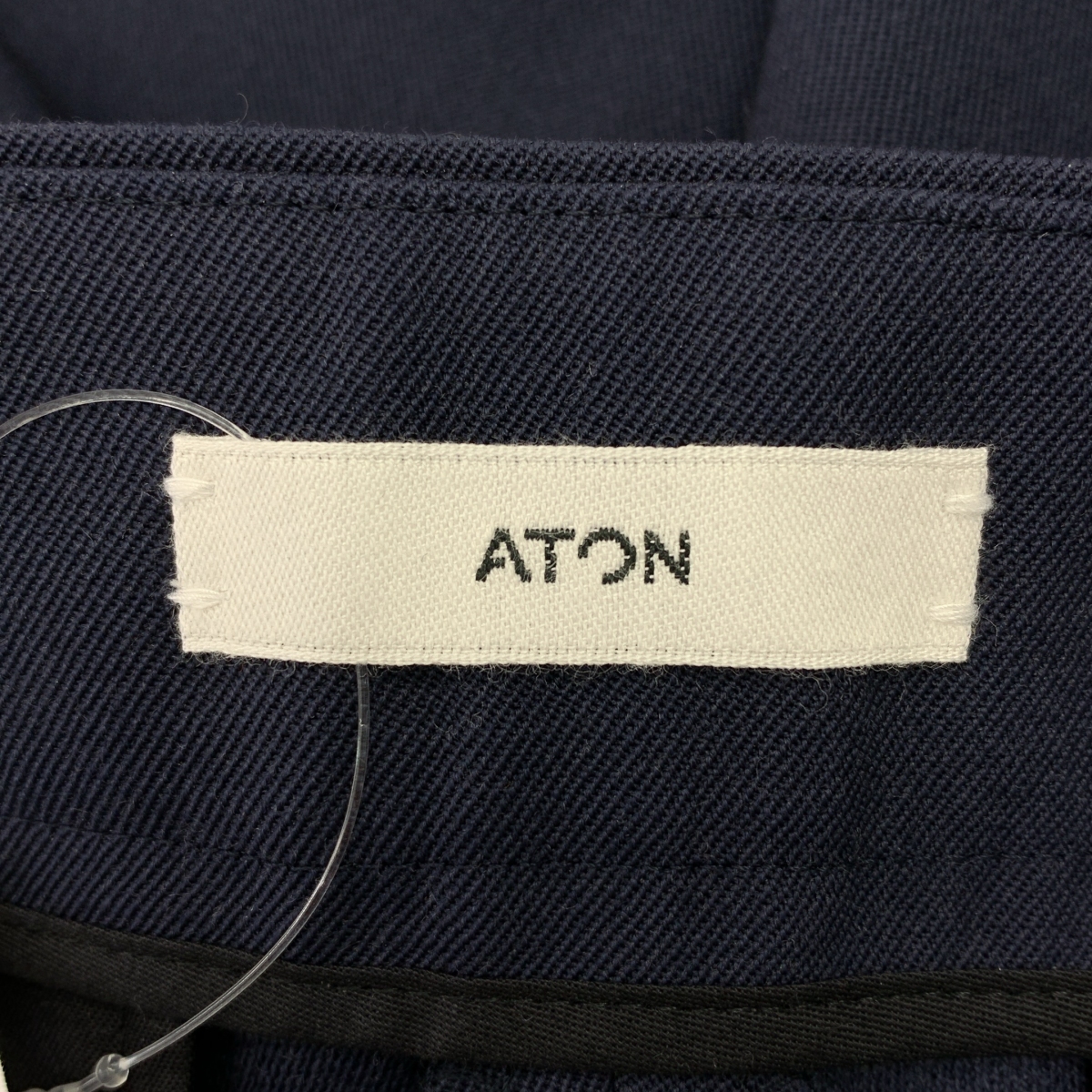 ATON / エイトン BACK SATIN / スラックス パンツ