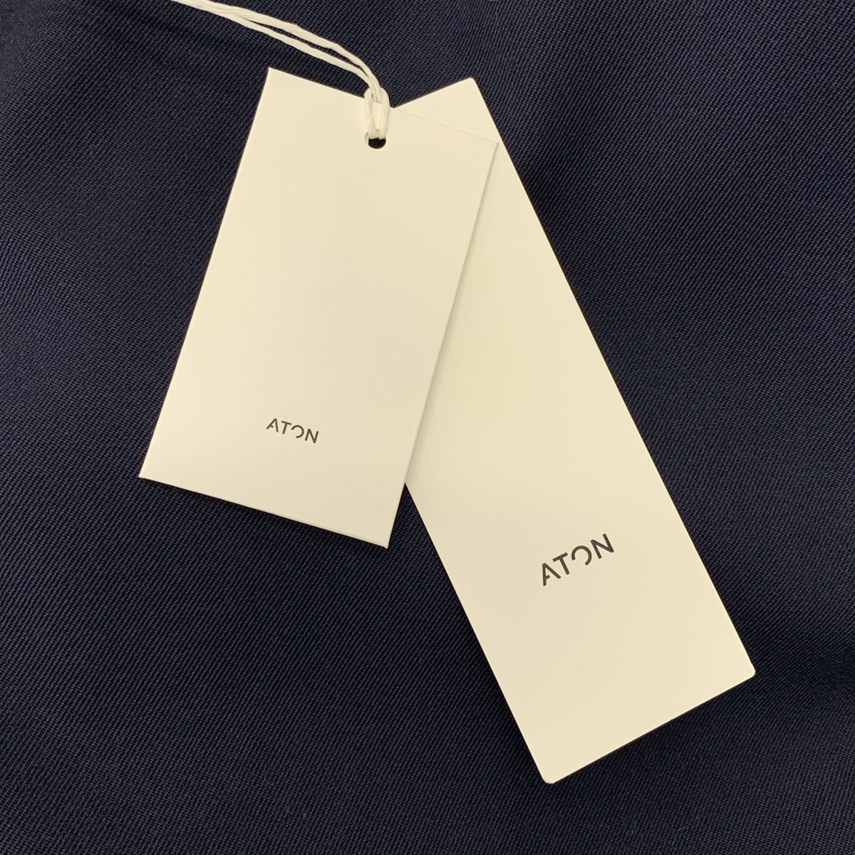 ATON / エイトン BACK SATIN / スラックス パンツ