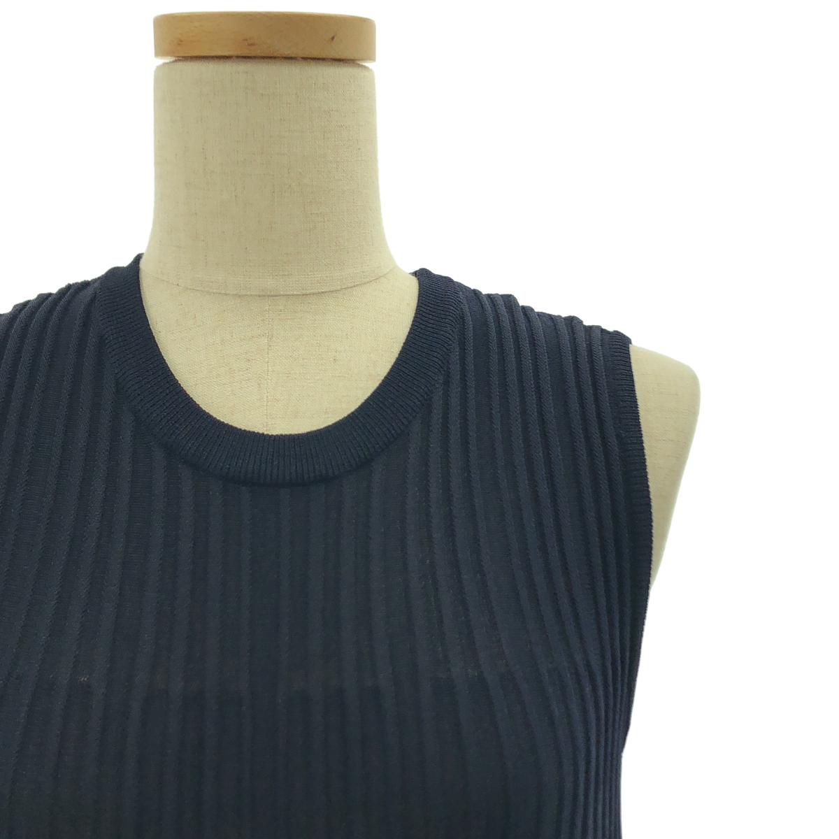 Ron Herman / ロンハーマン プリーツ 加工 ニット ノースリーブ ロング ワンピース