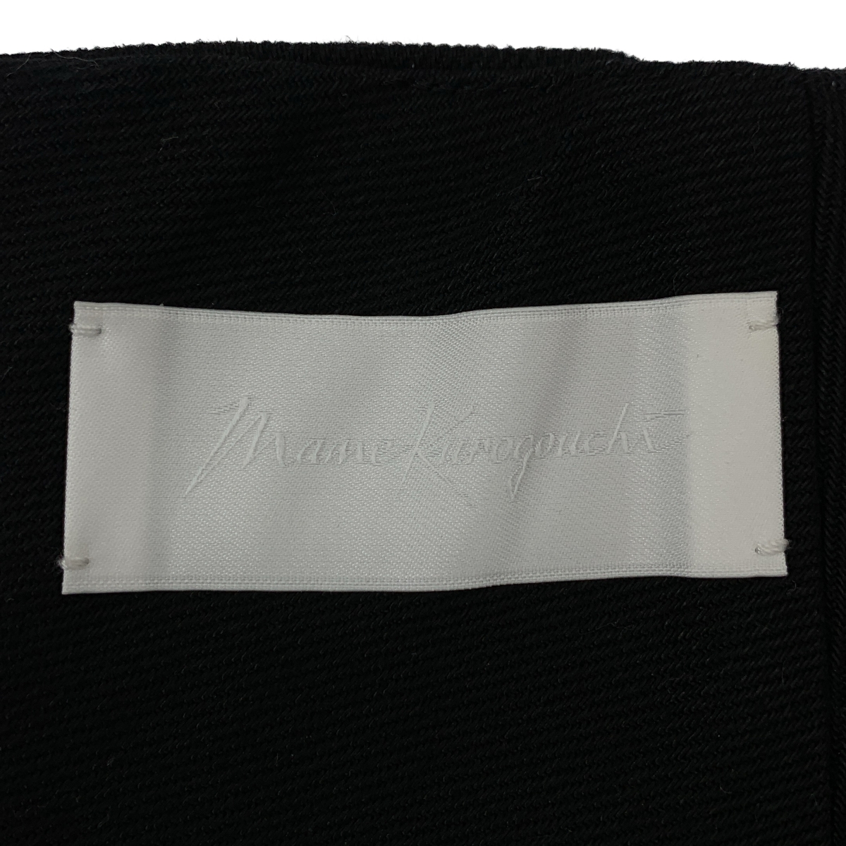 Mame Kurogouchi / マメクロゴウチ Cord Embroidery Detail Denim Skirt コード エンブロイダリー スカート