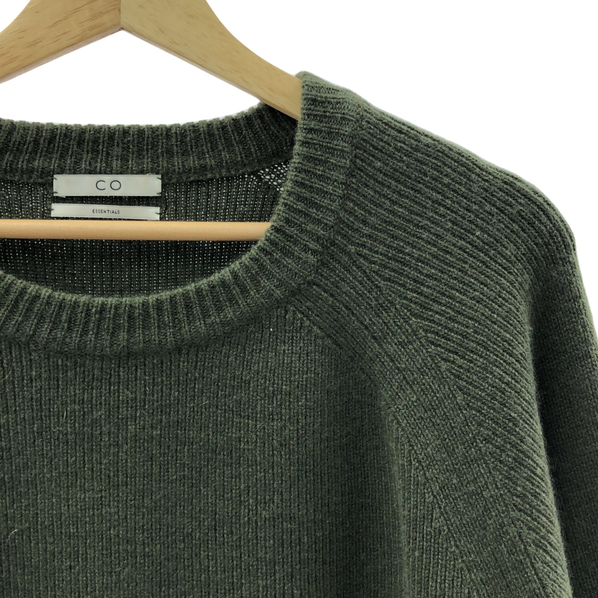 CO / コー カシミヤ クルーネック リブニット