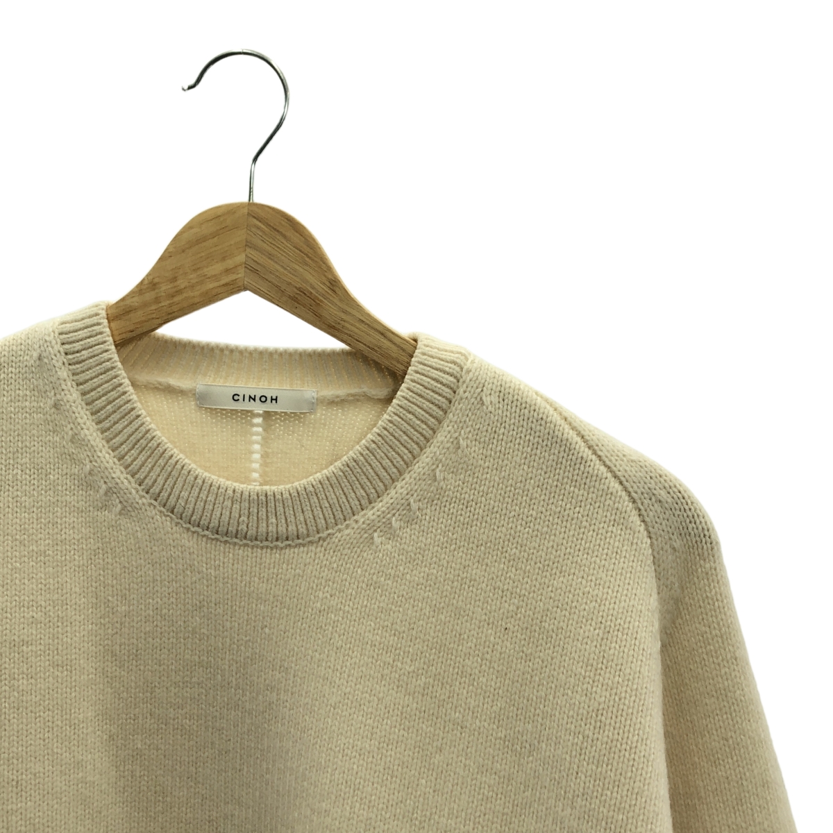 CINOH / チノ ウールクルーネックニット