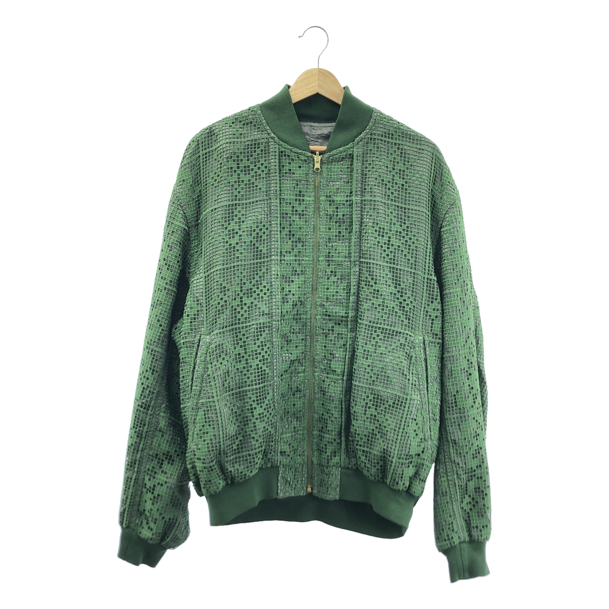 その他 Lace garment dye blouson MA-1 リバーシブル ジャケット