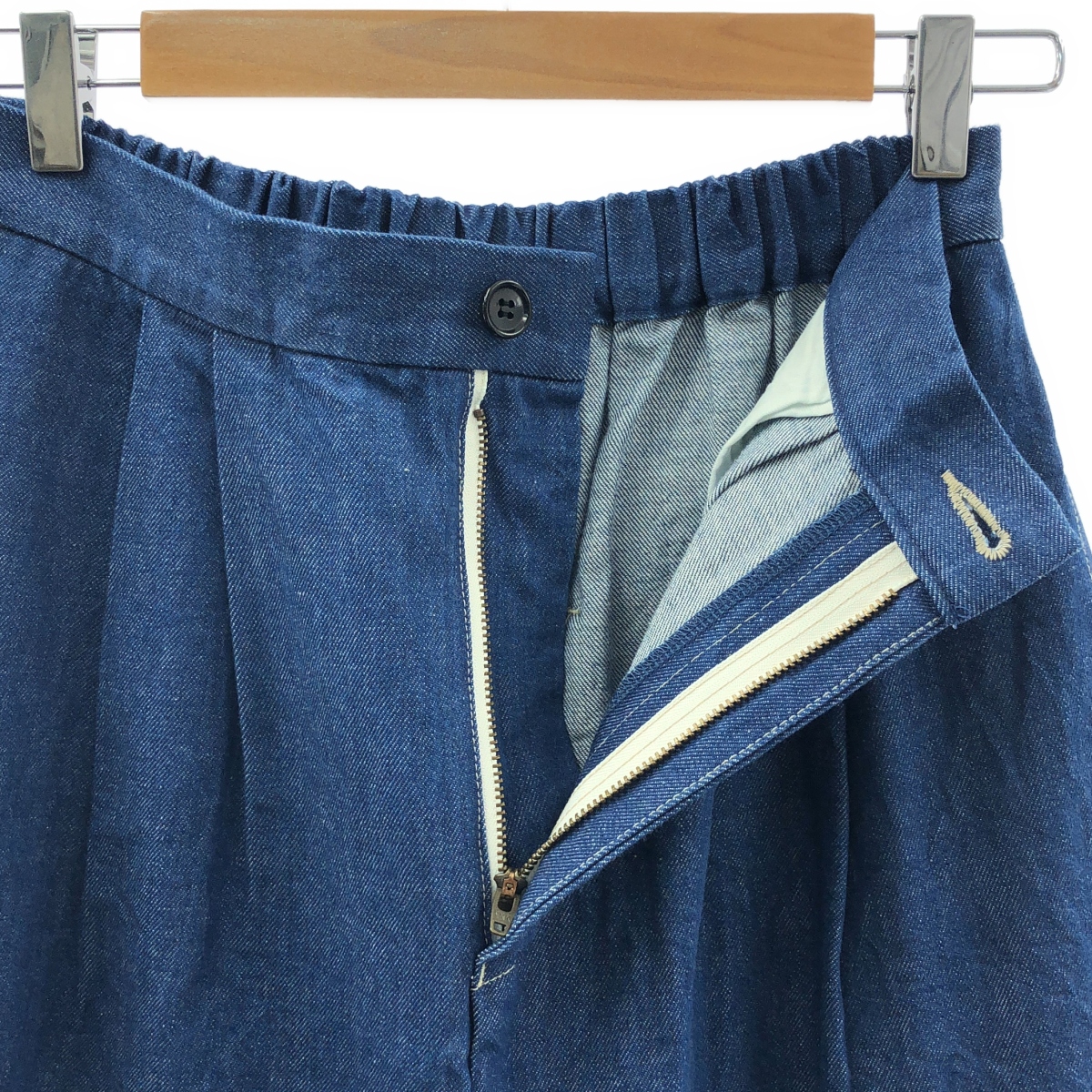 yuni IS LIKE A FLOWER TO ME / ユニ 11ozデニム ハイウエストコクーンパンツ