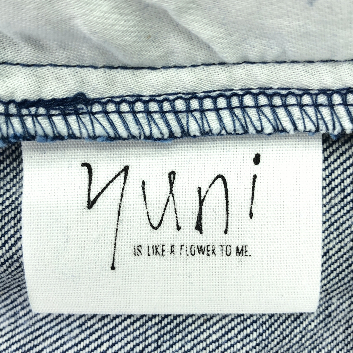 yuni IS LIKE A FLOWER TO ME / ユニ 11ozデニム ハイウエストコクーンパンツ