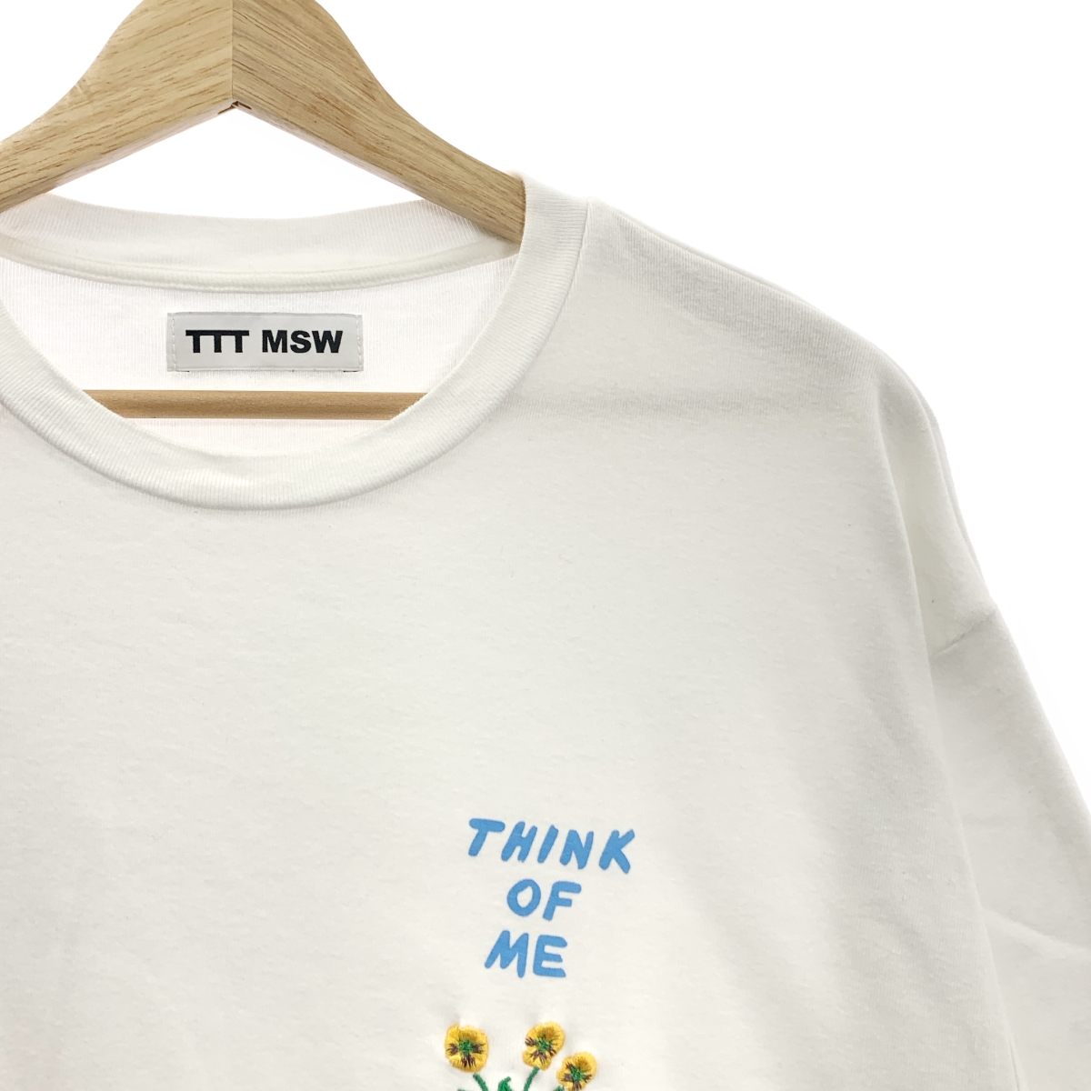 その他 ロゴ プリント コットン クルーネック カットソー