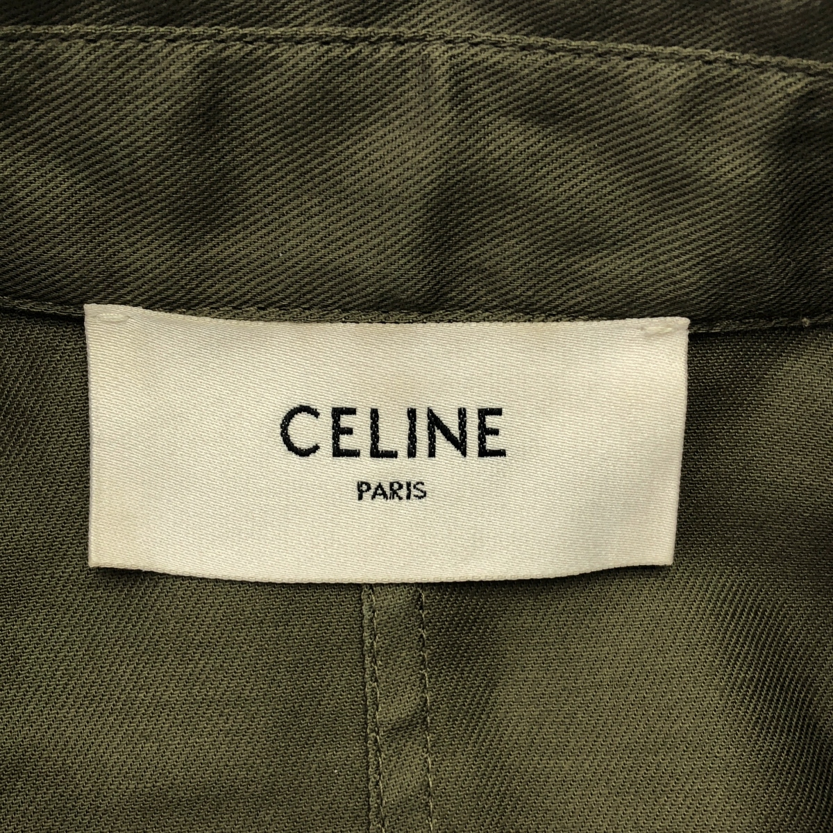 CELINE / セリーヌ コットン ミリタリー ワンピース